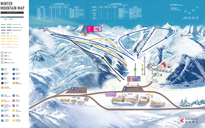 2024年-2025年雪季崇礼多乐美地滑雪场住宿滑雪套餐价格表